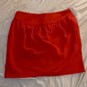 Red skirt from shein size 5